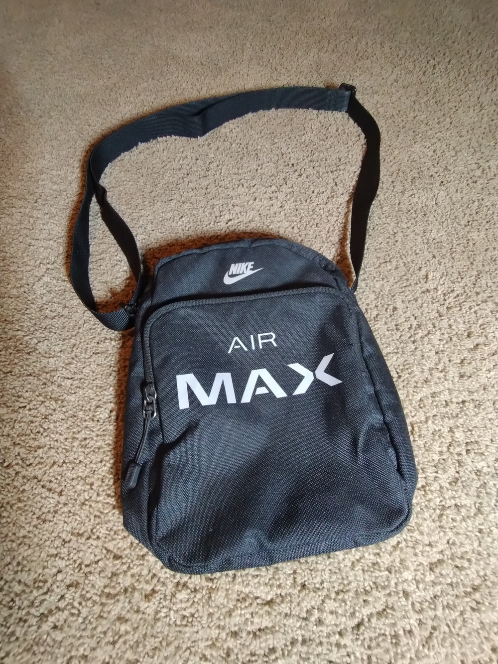 Nike Air Max Black Crossbody Shoulder Bag